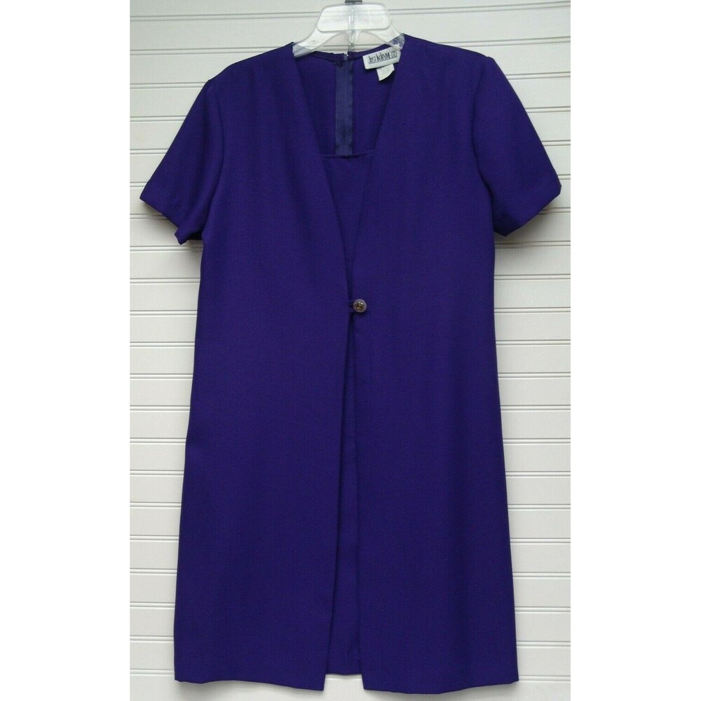 Just In Thyme Ltd Womens Short Sleeve Purple Dress Size 12